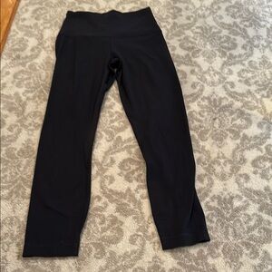 Black High-Waisted Align Leggings 31’